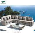 Modern Hot Sale Courtyard Hotel Swimming Pool Style Outdoor Leisure Rope Terrace Rattan Corner Sofa Furniture